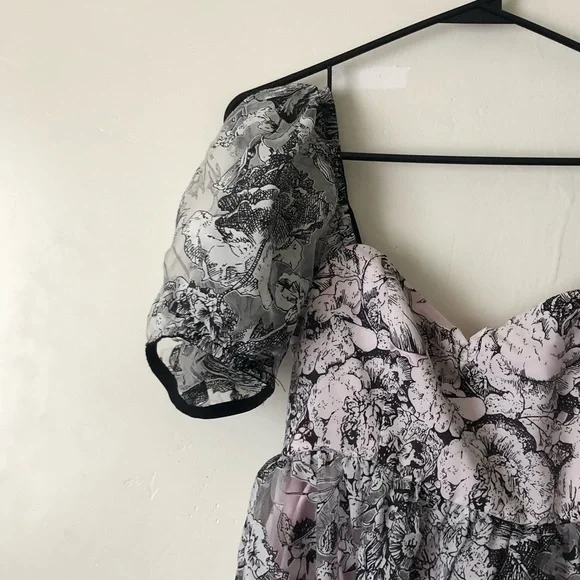 NWT Sugar Thrillz Floral Babydoll Dress - Picture 4 of 7